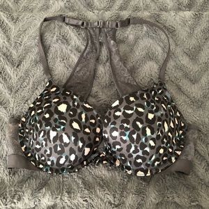 Victoria Secret bra size 32C leopard print. NWOT.